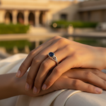 Load image into Gallery viewer, 925 Silver Black Gemstone Ring for Women | Gift Jewelry