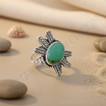 Load image into Gallery viewer, 925 Silver Turquoise Ring for Women | Bohemian Jewelry