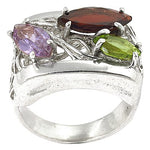 Load image into Gallery viewer, 925 Silver Gemstone Ring for Women | Statement Ring
