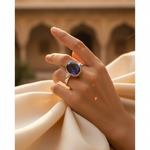 Load image into Gallery viewer, 925 Sterling Silver Iolite Ring for Women | Gemstone Jewelry