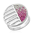 Load image into Gallery viewer, 925 Silver Cubic Zirconia Ring for Women | Modern Design