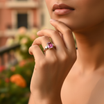 Load image into Gallery viewer, 925 Silver Pink Topaz Ring for Women | Gemstone Jewelry
