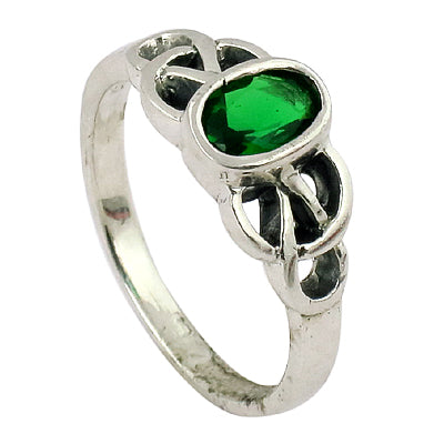 925 sterling silver glass gemstone ring for women | gift