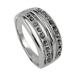 Load image into Gallery viewer, Silver Ring with Cubic Zirconia Stones for Women | Daily Wear Jewelry