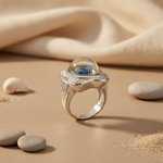 Load image into Gallery viewer, Silver Dice Ring | Unique Sterling Silver Jewelry Gift