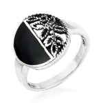 Load image into Gallery viewer, 925 Sterling Silver Black Onyx Ring for Women | Statement Jewelry