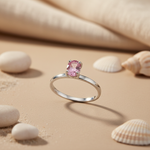 Load image into Gallery viewer, 925 Silver Pink Topaz Ring for Women | Gemstone Jewelry