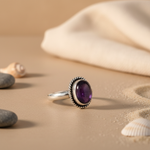 Load image into Gallery viewer, 925 Sterling Silver Amethyst Ring for Women | Gift Jewelry
