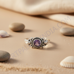Load image into Gallery viewer, 925 Silver Amethyst Ring for Women | Gemstone Jewelry