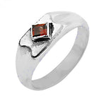 Load image into Gallery viewer, 925 Silver Garnet Gemstone Ring for Women | Daily Wear