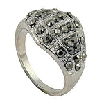Load image into Gallery viewer, Silver Marcasite Ring for Women | Cocktail Party Jewelry Gift