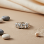 Load image into Gallery viewer, Silver Cubic Zirconia Ring for Women | Wedding Jewelry
