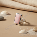 Load image into Gallery viewer, 925 Silver Pink Mother of Pearl Ring for Women | Fashion Jewelry