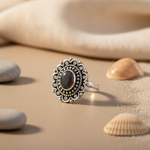 Load image into Gallery viewer, 925 Silver Black Onyx Ring for Women | Gemstone Jewelry