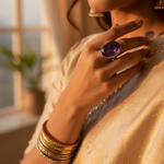 Load image into Gallery viewer, 925 Silver Amethyst Ring for Women | Gemstone Jewelry