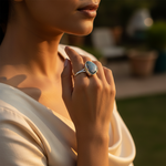 Load image into Gallery viewer, 925 Silver Opal Ring | Women's Gemstone Ring | Gift