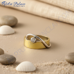 Load image into Gallery viewer, 925 Gold Plated Silver Ring with Stone for Women | Gift Ring