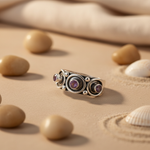 Load image into Gallery viewer, 925 Sterling Silver Amethyst Ring for Women | Gemstone Jewelry