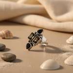 Load image into Gallery viewer, 925 Silver Smoky Quartz Ring for Women | Statement Jewelry
