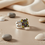 Load image into Gallery viewer, 925 Silver Gemstone Cocktail Ring for Women | Statement Jewelry