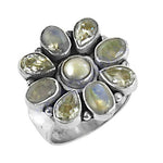 Load image into Gallery viewer, 925 Silver Multi-Gemstone Ring for Women | Cocktail Ring