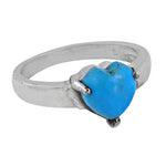 Load image into Gallery viewer, 925 Silver Turquoise Heart Ring for Women | Gift Jewelry