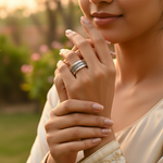 Load image into Gallery viewer, 925 Sterling Silver Textured Ring for Women | Gift Jewelry