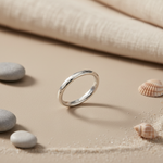 Load image into Gallery viewer, 925 Silver Hammered Ring for Women | Minimalist Jewelry