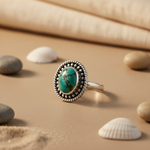 Load image into Gallery viewer, 925 Sterling Silver Turquoise Ring for Women | Gemstone Jewelry