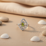 Load image into Gallery viewer, 925 Silver Peridot Ring for Women | Gemstone Jewelry