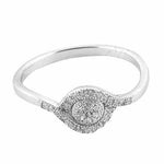 Load image into Gallery viewer, 925 Silver Diamond Eye Ring for Women | Fine Jewelry Gift