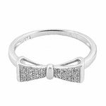 Load image into Gallery viewer, 925 Silver Bow Ring for Women | Dainty Minimalist Jewelry