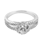 Load image into Gallery viewer, Silver Diamond Ring for Women | Engagement Ring | Gift