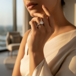Load image into Gallery viewer, 925 Silver Cubic Zirconia Ring for Women | Engagement Gift