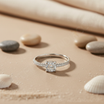 Load image into Gallery viewer, 925 Silver Diamond Ring for Women | Engagement Ring