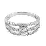 Load image into Gallery viewer, 925 Silver Cubic Zirconia Ring | Women's Engagement Ring Gift