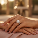 Load image into Gallery viewer, 925 Silver Cubic Zirconia Engagement Ring | Women's Jewelry