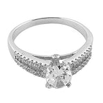 Load image into Gallery viewer, 925 Silver Cubic Zirconia Engagement Ring for Women | Gift