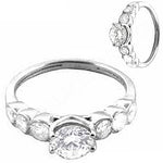 Load image into Gallery viewer, 925 Sterling Silver Ring with CZ Stones | For Women | Gift