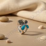 Load image into Gallery viewer, 925 Silver Turquoise Butterfly Ring for Women | Gift