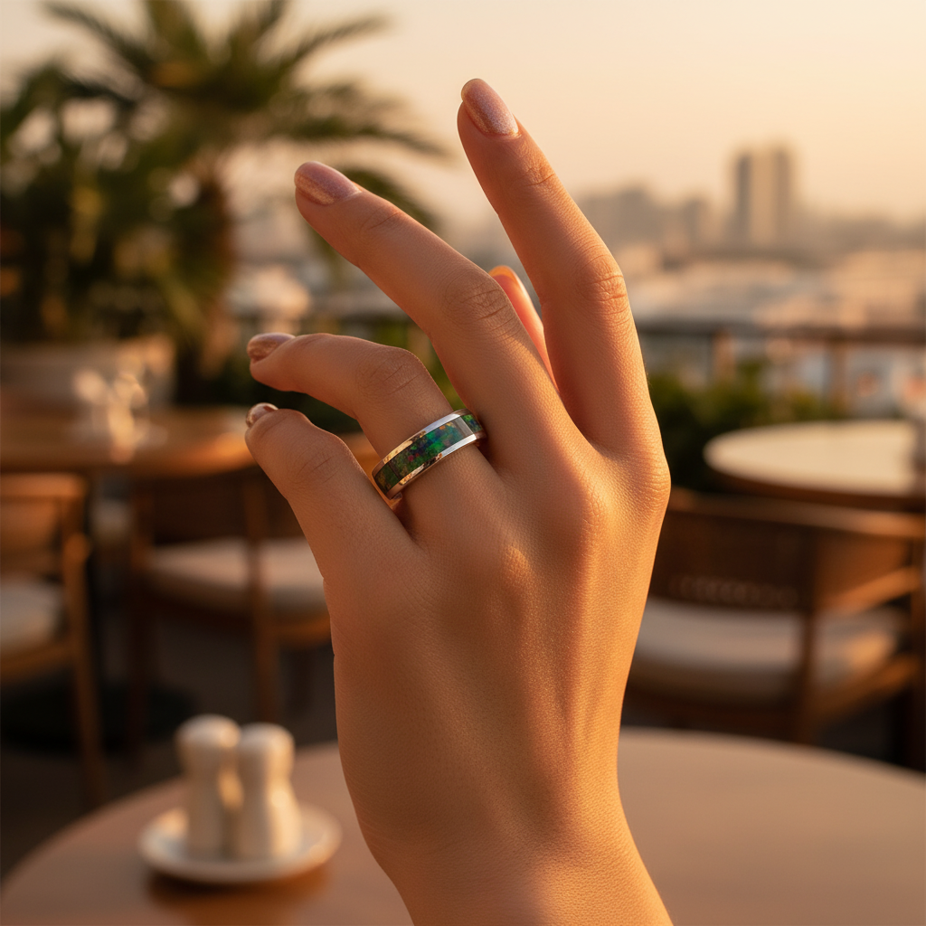 925 silver opal ring for women | gemstone jewelry