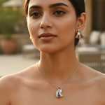 Load image into Gallery viewer, Silver Ruby Earrings Set | Dazzling Women's Jewelry | Gift