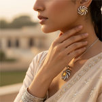 Load image into Gallery viewer, Silver Yellow Gemstone Jewelry Set for Women | Gift Idea