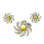 Load image into Gallery viewer, Silver Yellow Gemstone Jewelry Set for Women | Gift Idea