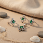 Load image into Gallery viewer, 925 Silver Emerald Jewelry Set for Women | Gift Idea