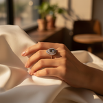 Load image into Gallery viewer, 925 Silver Mystic Topaz Jewelry Set | Earrings, Ring & Pendant