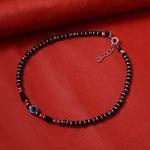 Load image into Gallery viewer, 925 Silver Evil Eye Anklet for Women | Handcrafted Protection Jewelry