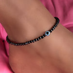 Load image into Gallery viewer, 925 Silver Evil Eye Anklet for Women | Protection Jewelry