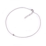 Load image into Gallery viewer, 925 Silver Ball Bead Anklet for Women | Delicate Foot Jewelry