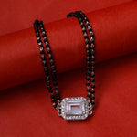 Load image into Gallery viewer, 925 Silver Black Bead Bracelet with Cubic Zirconia | Women's Gift